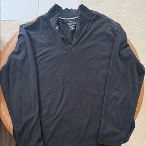 Kenneth Cole Men's Black Zip-Up Sweater